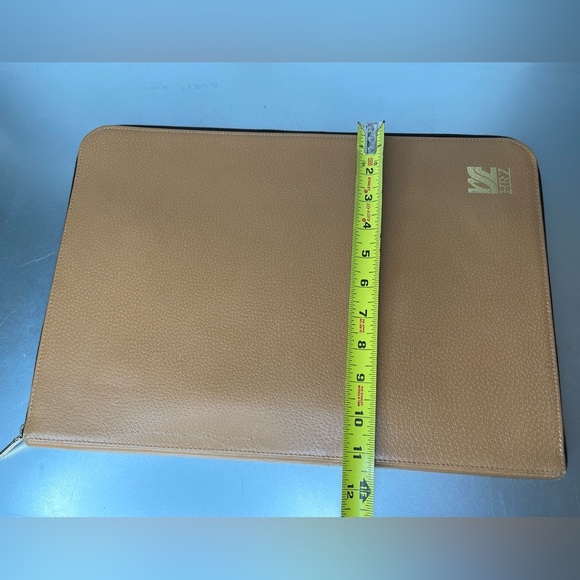 Vintage Aspinal of London Brown Leather Document File Folder Full Zip - Picture 11 of 11